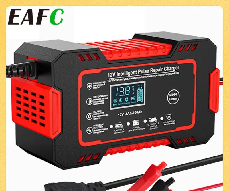 Car battery charger 12V 6A also for deep cycle