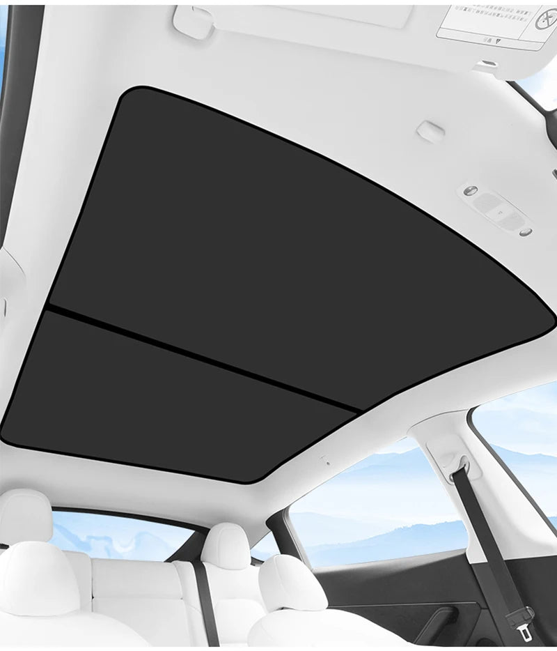 Schuifdak Zonbeschermer: Geschikt voor Tesla Model Y/3/3Highland