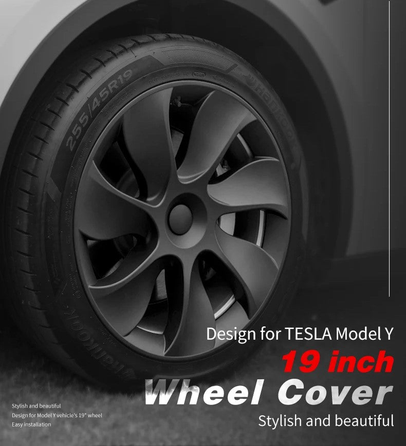 19 Inch Hubcaps Suitable for: Tesla Model Y/S