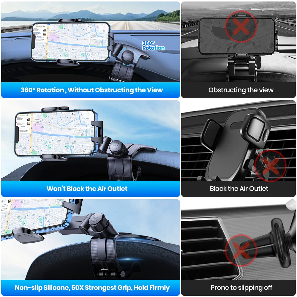 Mobile Phone Holder - For Dashboard/Mirror