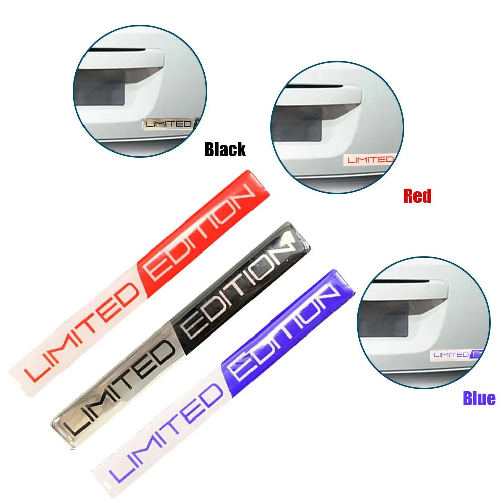 Car decal sticker: "Limited Edition"