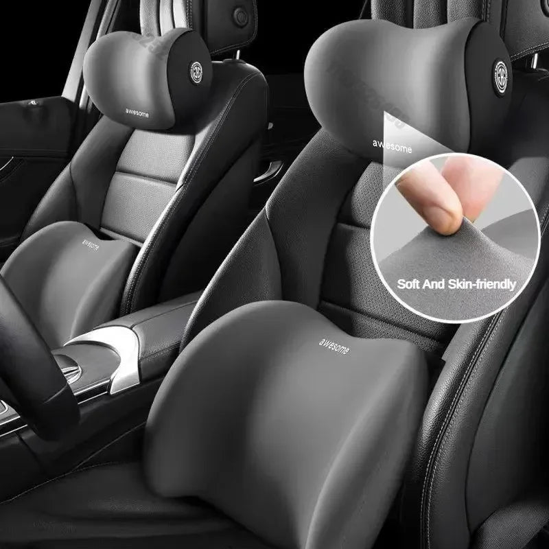 Car headrest or lumbar support cushion for (car) seats