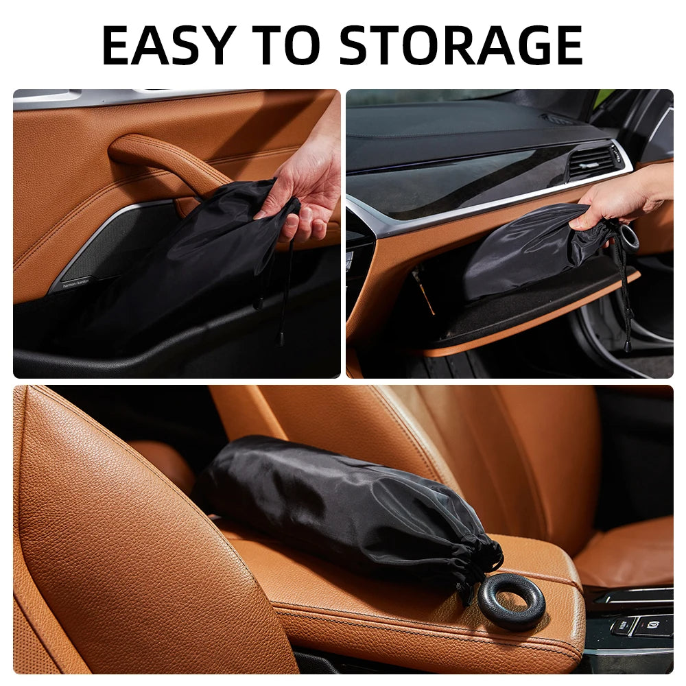 Car sunshade - with or without handle