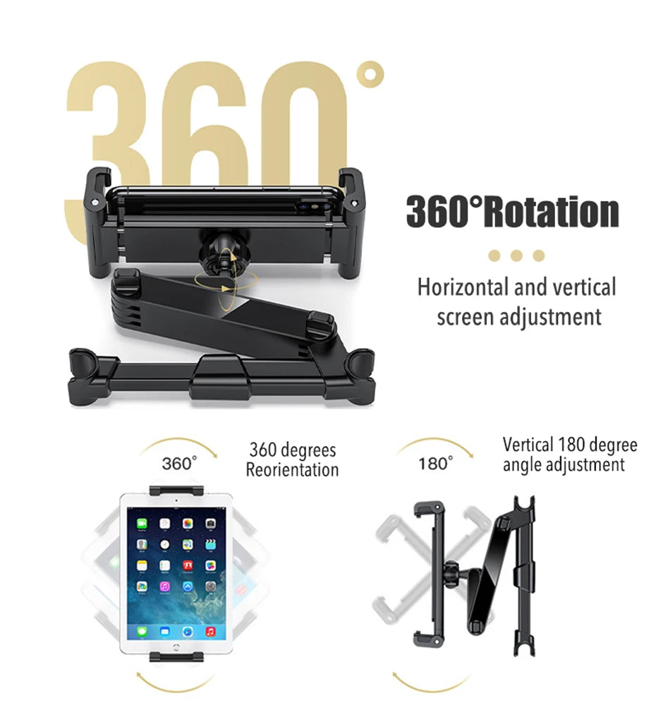 Telescopic car phone/tablet holder (5-13 inches)
