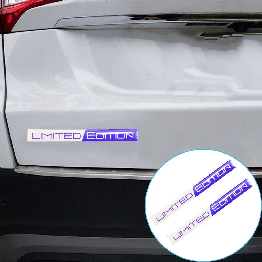 Car decal sticker: "Limited Edition"