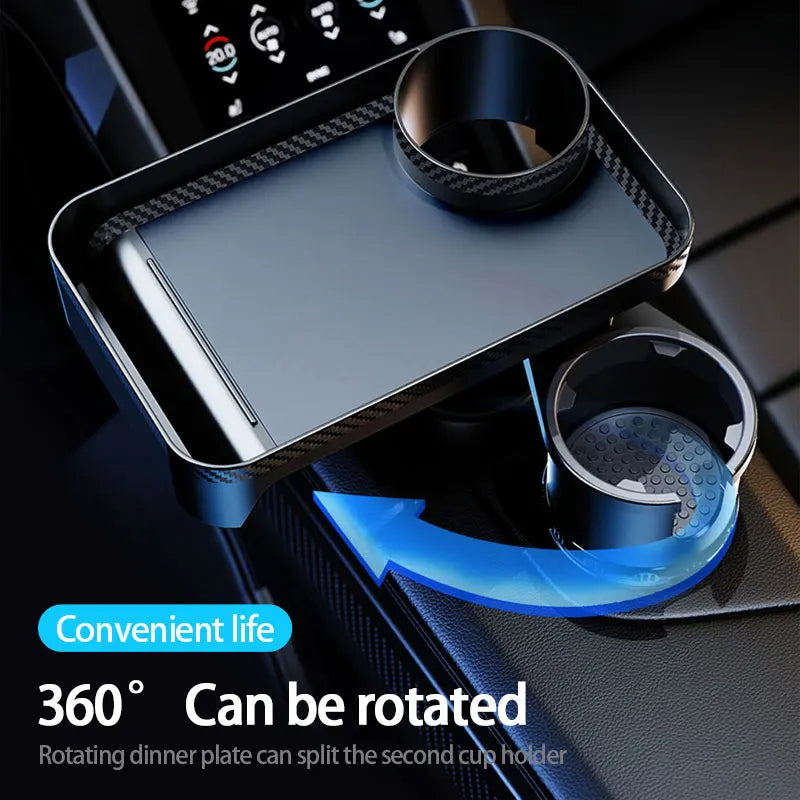 Car Cup Holder Expander: Food Tray