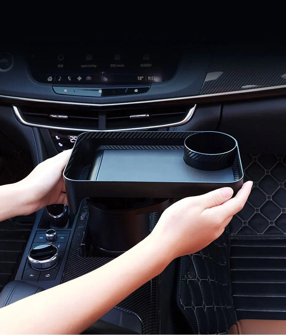 Car Cup Holder Expander: Food Tray