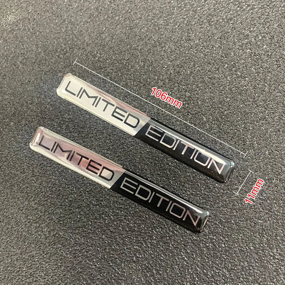 Car decal sticker: "Limited Edition"