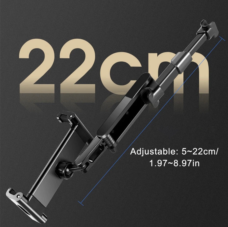 Telescopic car phone/tablet holder (5-13 inches)