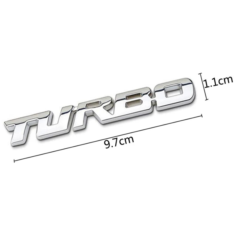 Car decal sticker: "Turbo"