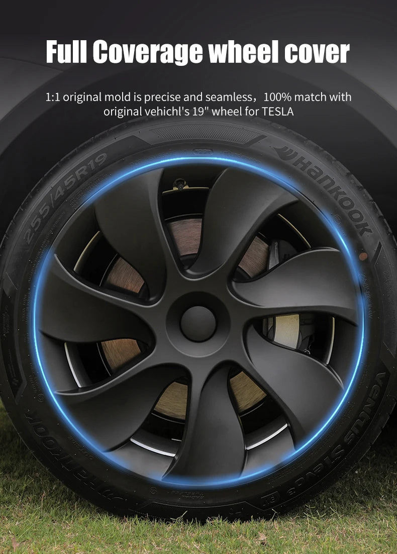 19 Inch Hubcaps Suitable for: Tesla Model Y/S