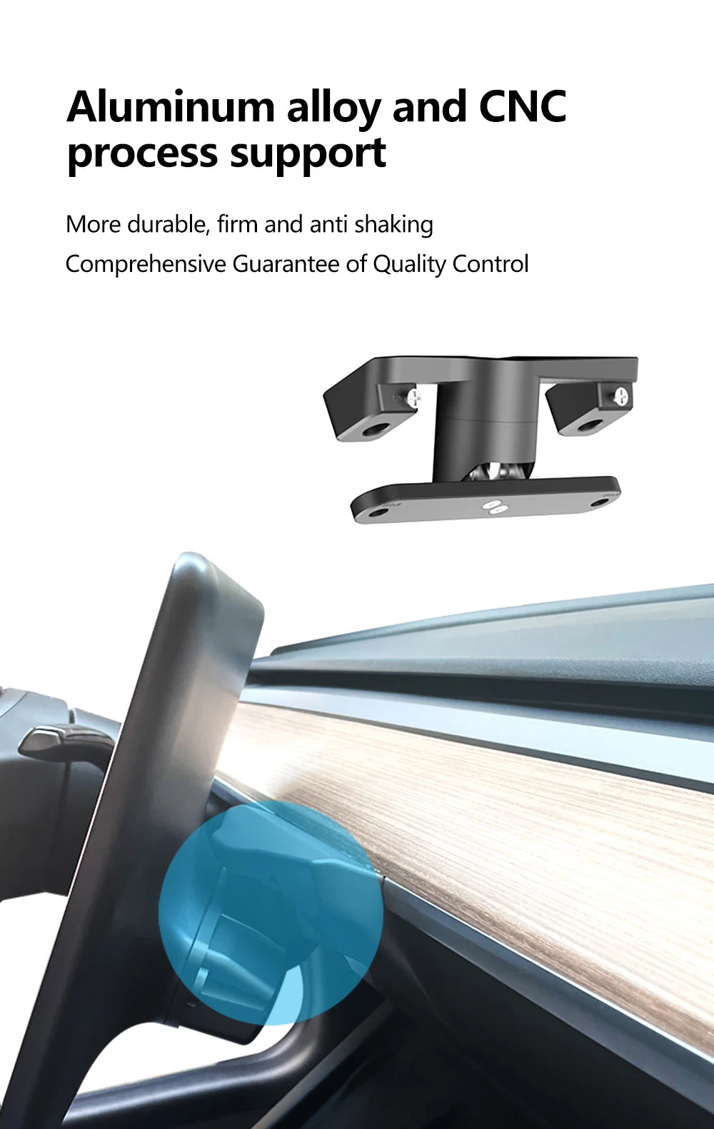 Rotation Bracket Swivel Mounting - Suitable for Tesla 3/Y