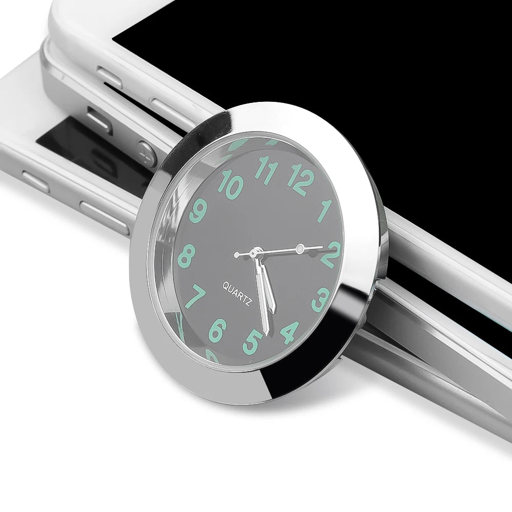 Self-adhesive car clock