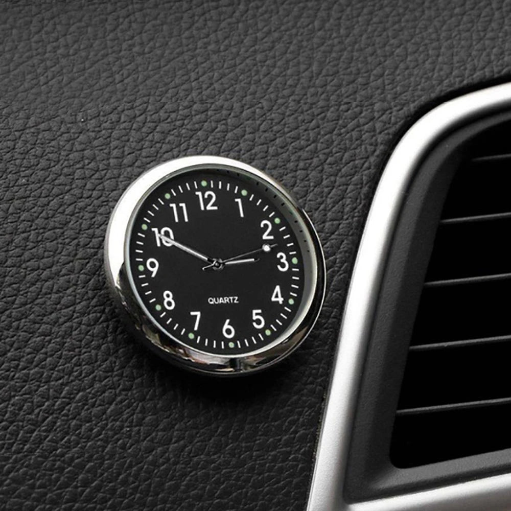 Self-adhesive car clock