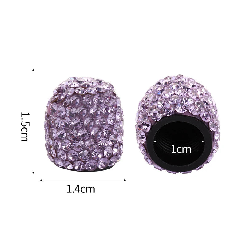 Diamond Universal Valve Caps (set 4)