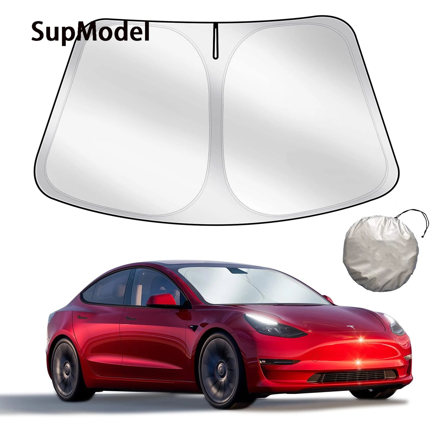 Vooruit Zonnescherm: Geschikt voor Tesla 3/Y