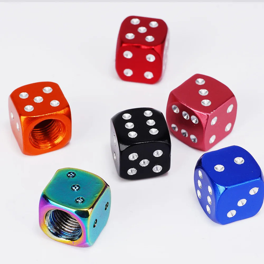 Dice Universal Valve Caps (set 4)
