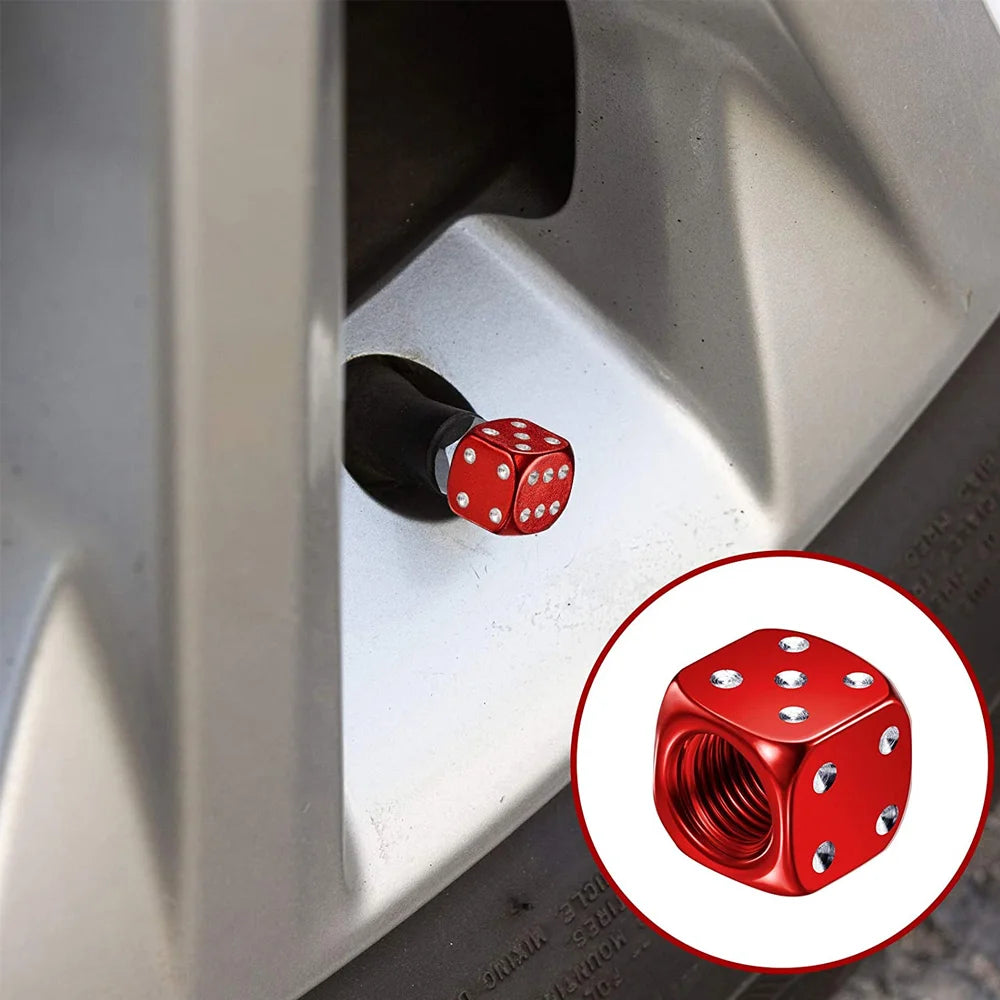 Dice Universal Valve Caps (set 4)