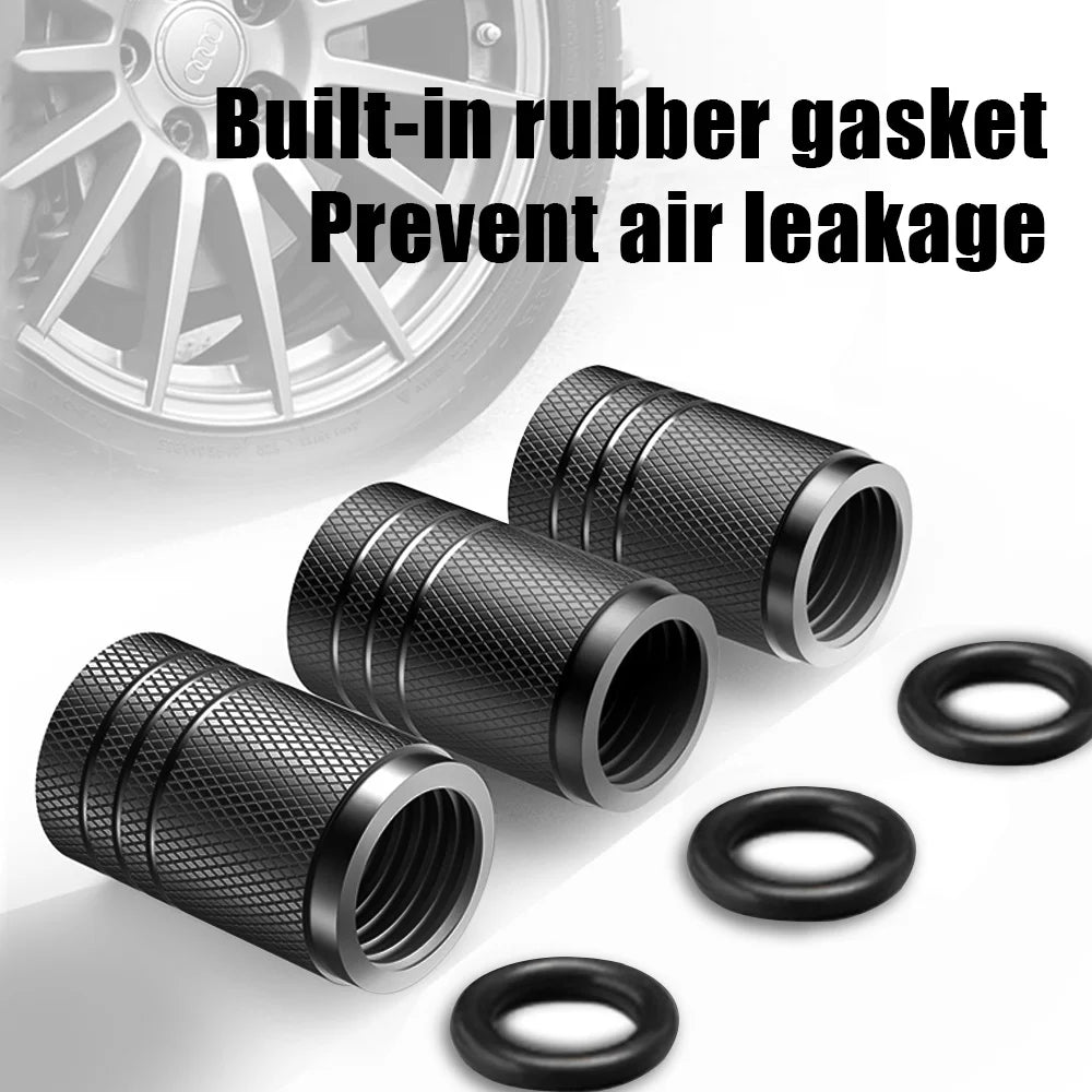 Sporty Universal Valve Caps (set 4) - Skull, Skeleton