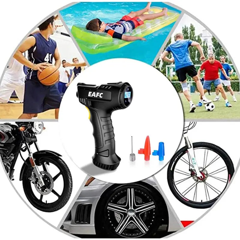 120W Portable Air Compressor Wireless/Wired For Any Band