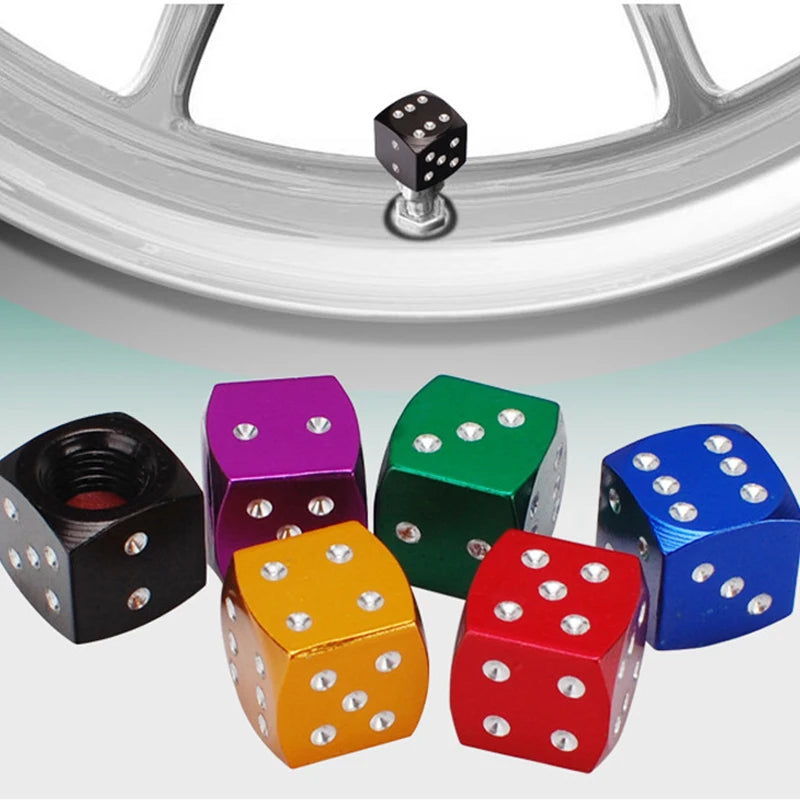 Dice Universal Valve Caps (set 4)