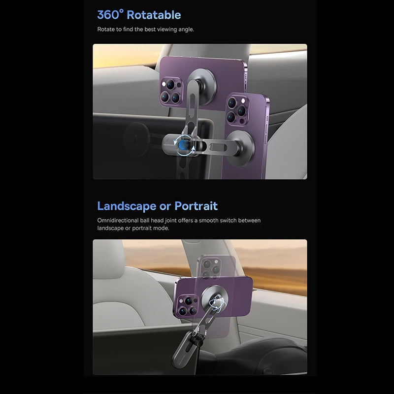 Magnetic phone holder, 360° rotatable - Extra Strong