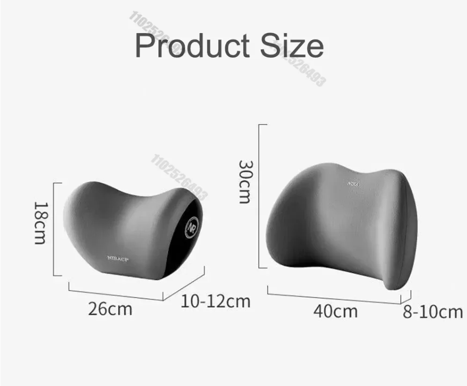 Car headrest or lumbar support cushion for (car) seats