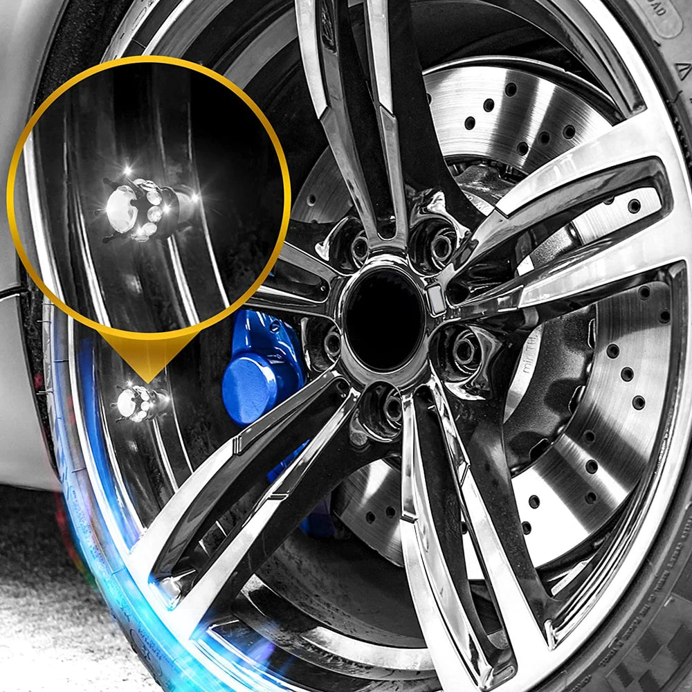 Bling Kroon Universal Valve Caps (set 4)