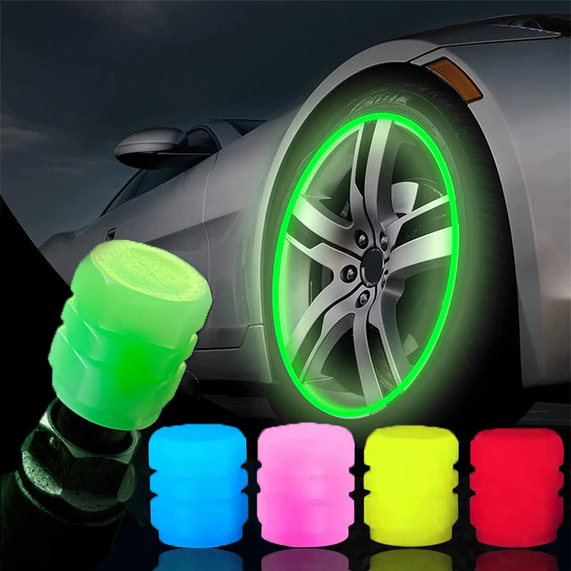 Luminous Valve Caps 4pcs