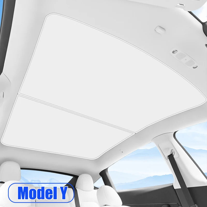 Schuifdak Zonbeschermer: Geschikt voor Tesla Model Y/3/3Highland
