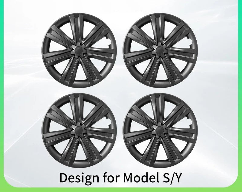 19 Inch Hubcaps Suitable for: Tesla Model Y/S