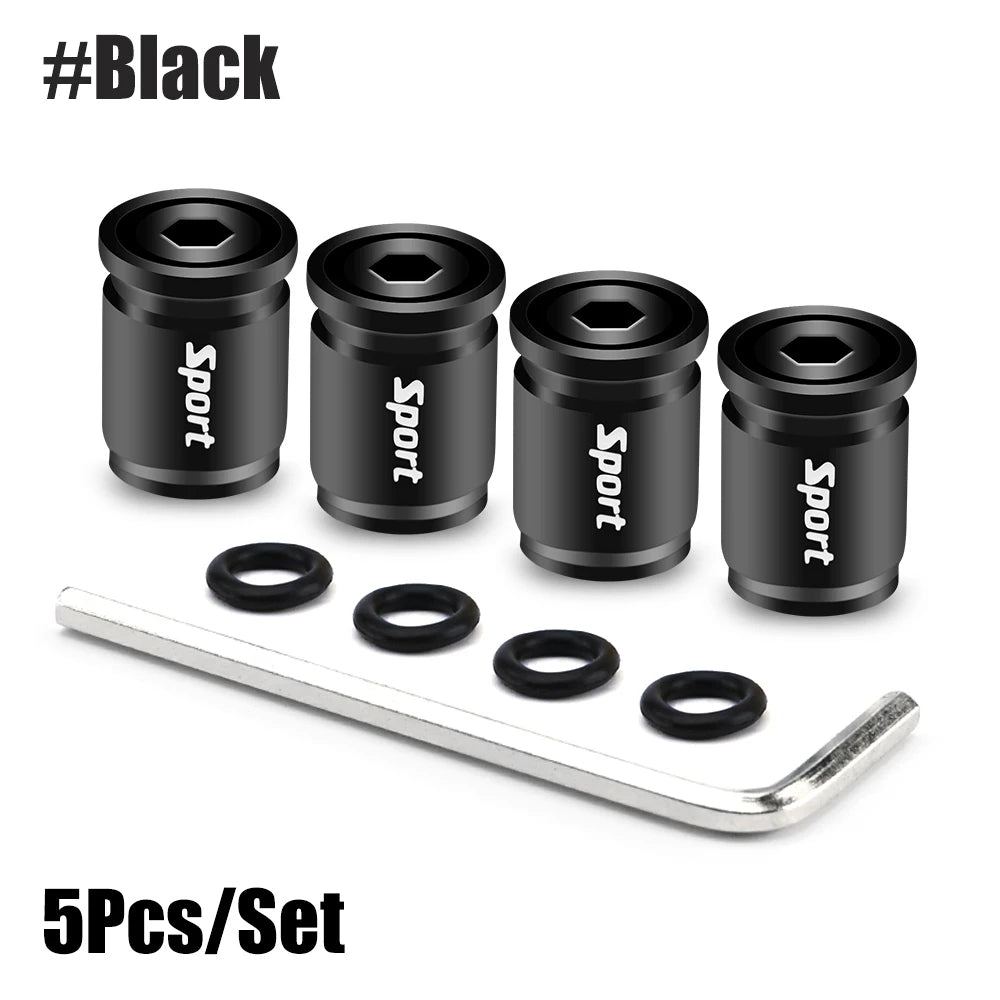 Anti-Theft Valve Caps (set 4) (with key)