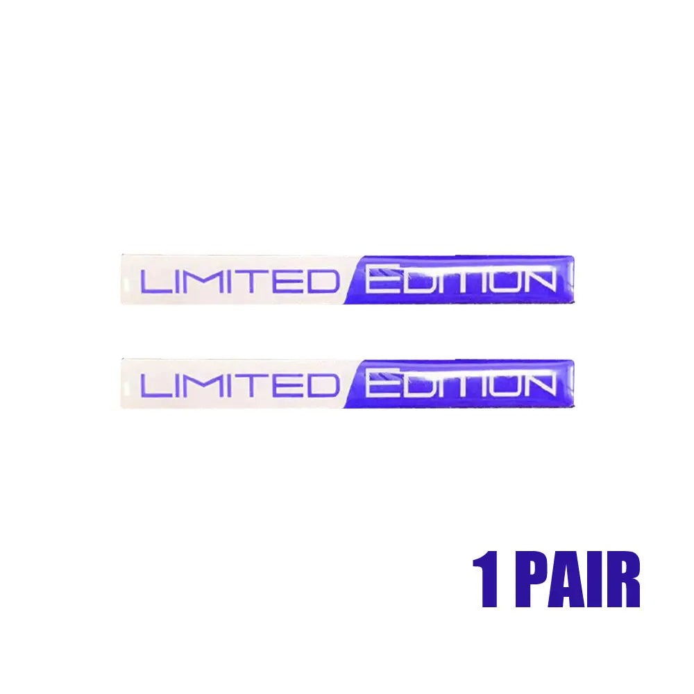 Car decal sticker: "Limited Edition"