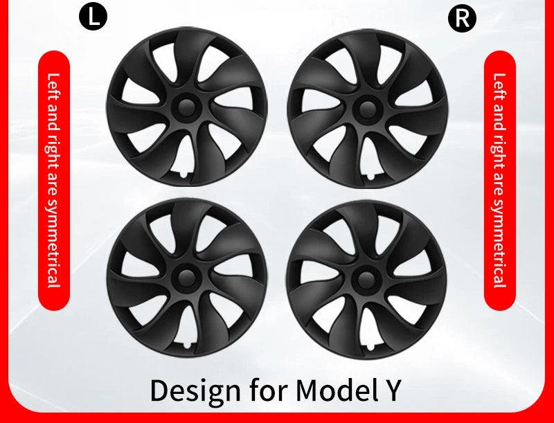 19 Inch Hubcaps Suitable for: Tesla Model Y/S