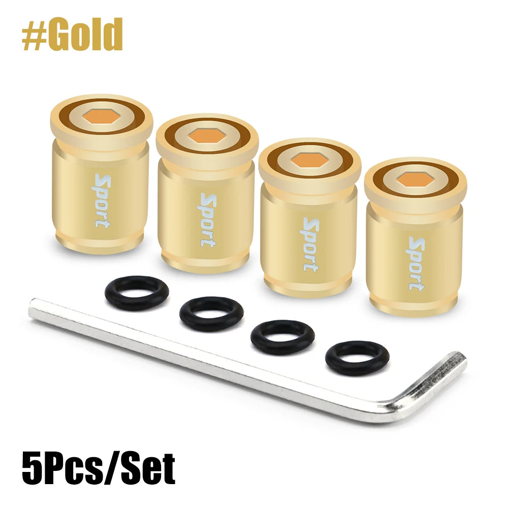 Anti-Theft Valve Caps (set 4) (with key)