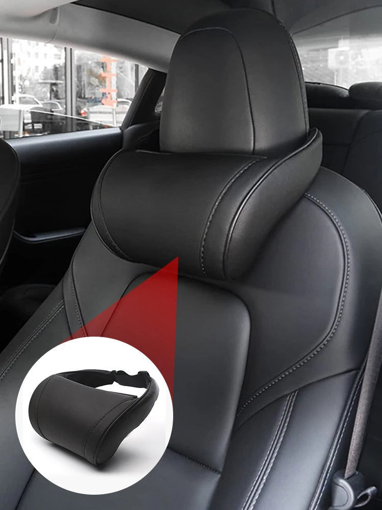 Car Headrest - Neck Pillow for Tesla Models: 3, Y, X and S