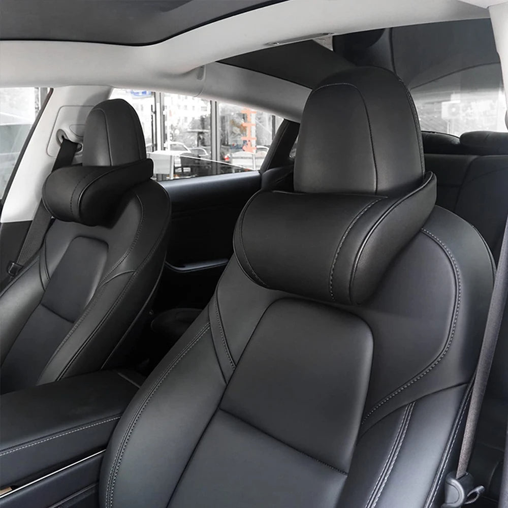 Car Headrest - Neck Pillow for Tesla Models: 3, Y, X and S