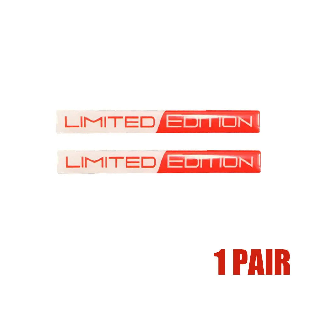 Car decal sticker: "Limited Edition"