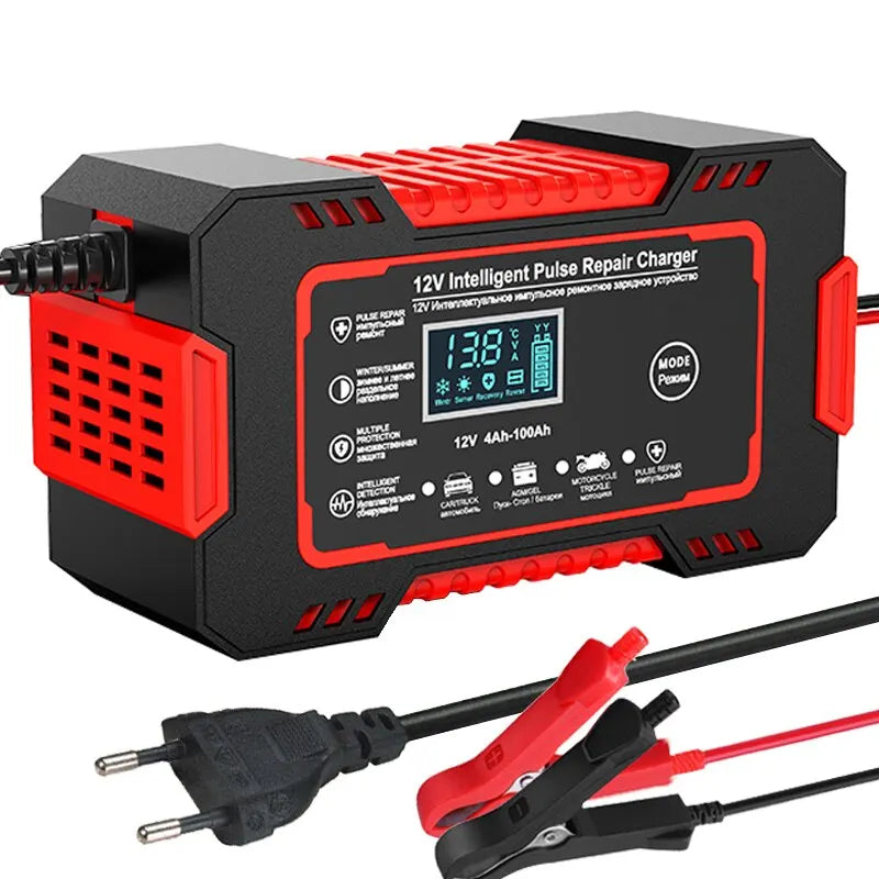 Car battery charger 12V 6A also for deep cycle