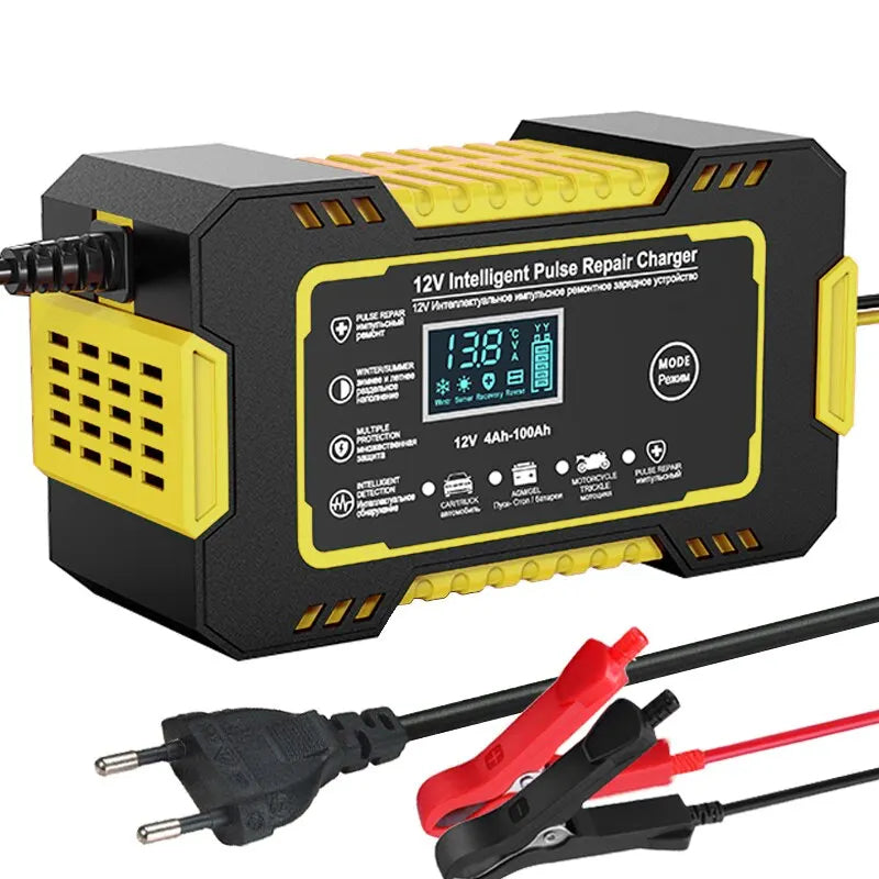 Car battery charger 12V 6A also for deep cycle