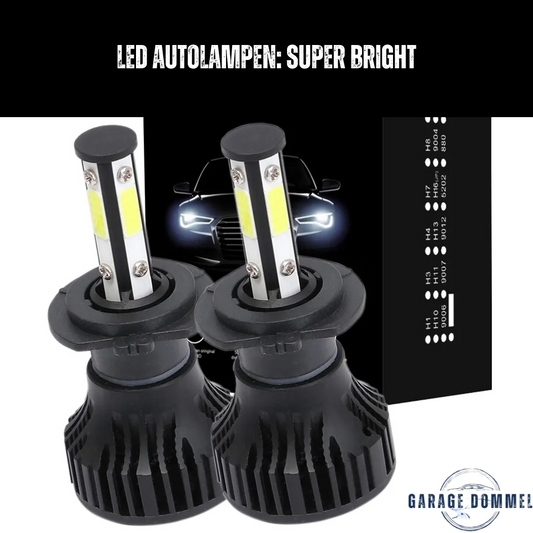 LED Car Lights 6500K White 12V - H7, H4, HB3, H11