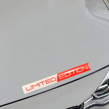 Auto decal sticker: "Limited Edition"