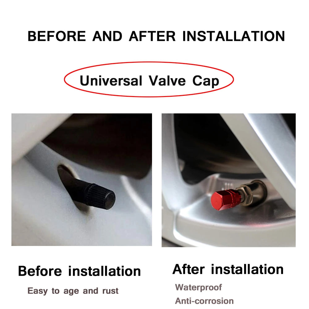 Universal Valve Caps (set 4)